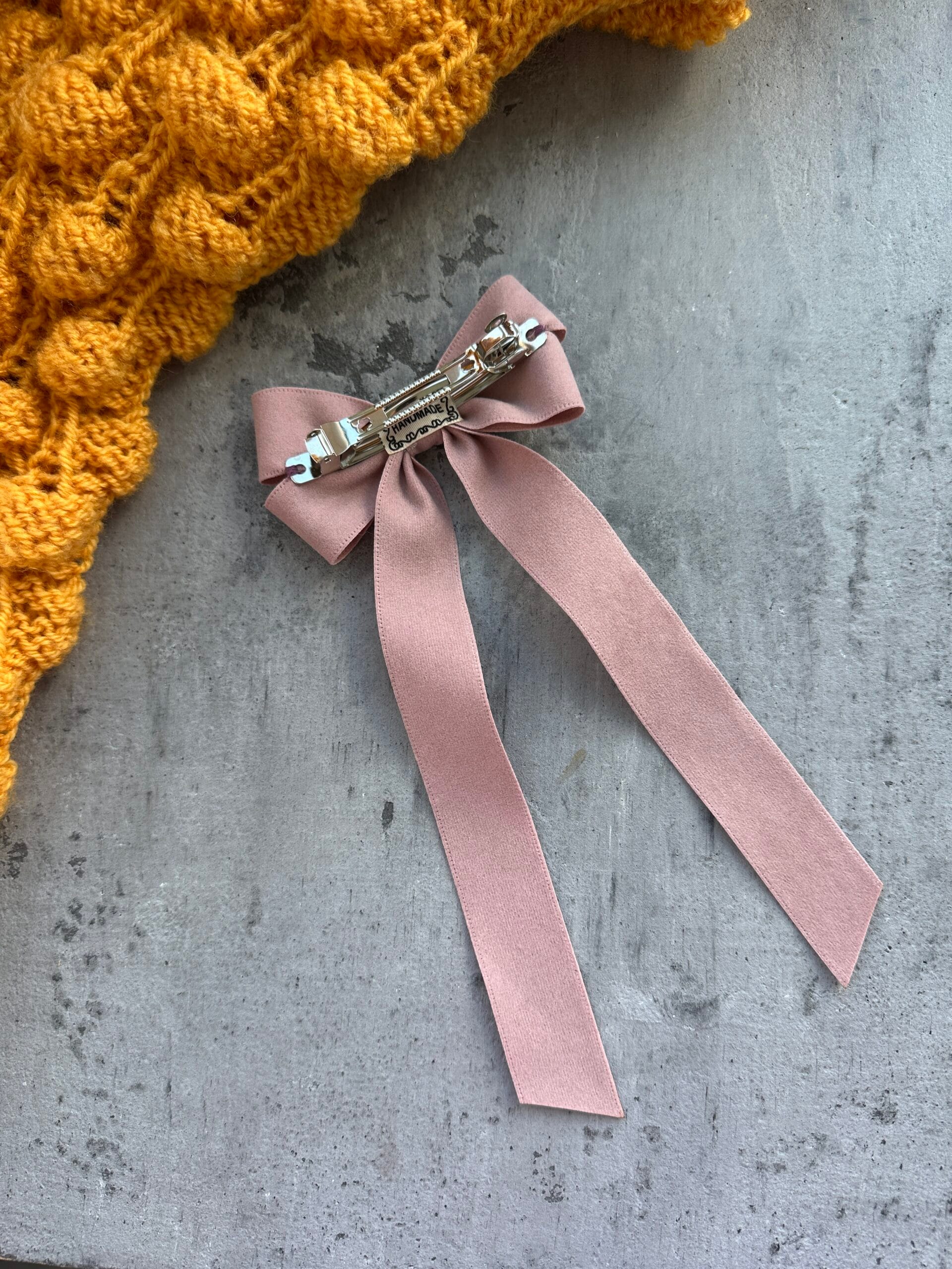 Plaukų kaspinas segtukas ružavas - Image 3